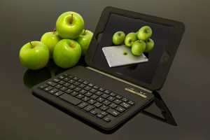 Tablet mit Tastatur 